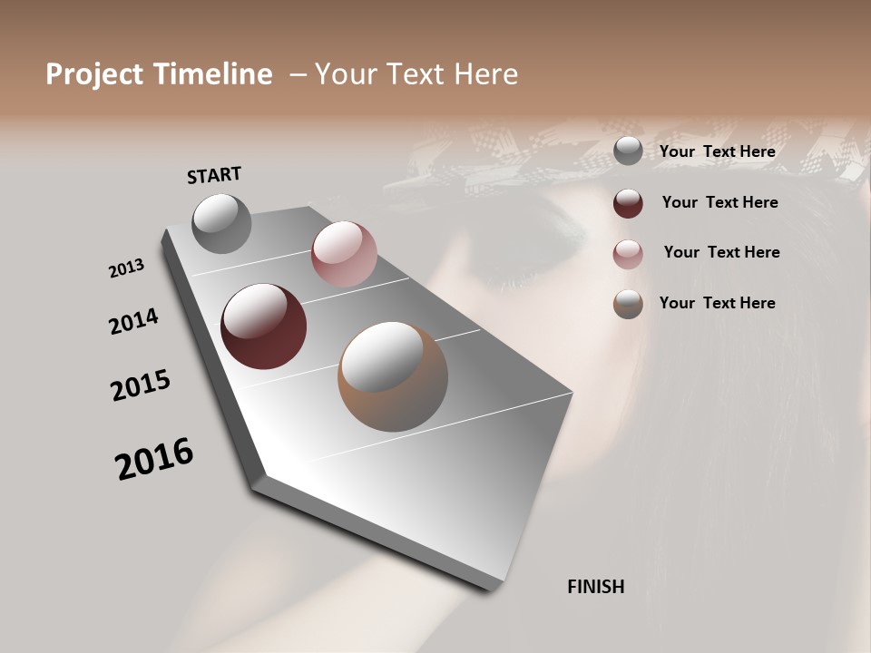 Studio Music Model PowerPoint Template