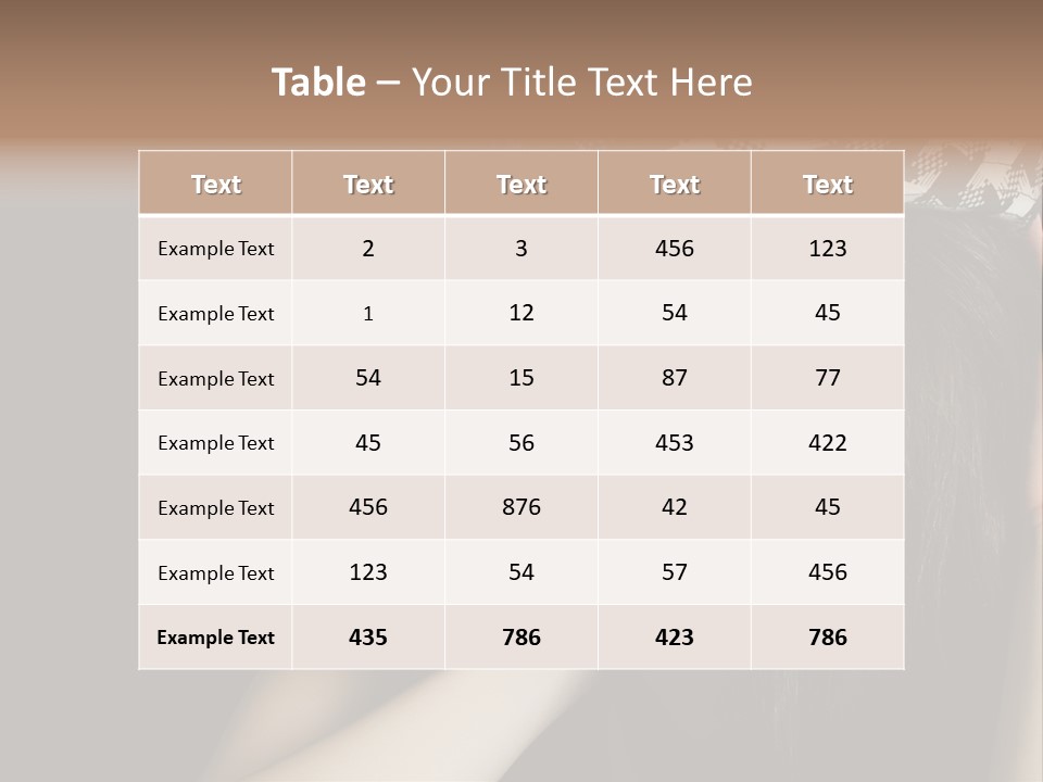 Studio Music Model PowerPoint Template