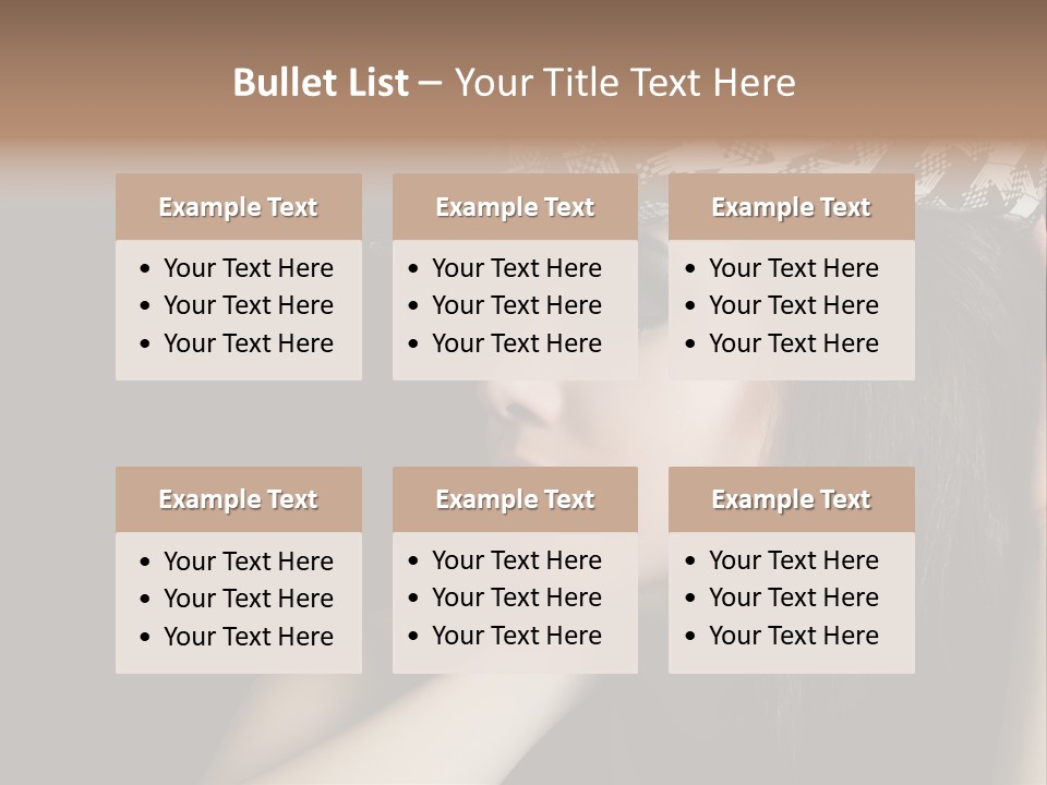 Studio Music Model PowerPoint Template