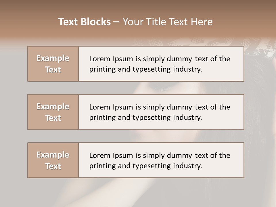 Studio Music Model PowerPoint Template