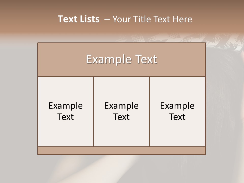 Studio Music Model PowerPoint Template