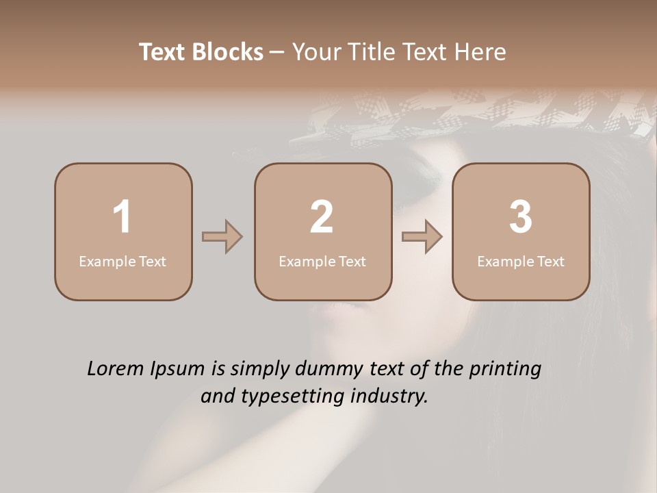 Studio Music Model PowerPoint Template