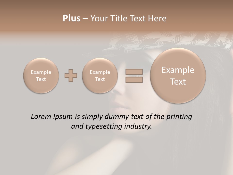 Studio Music Model PowerPoint Template