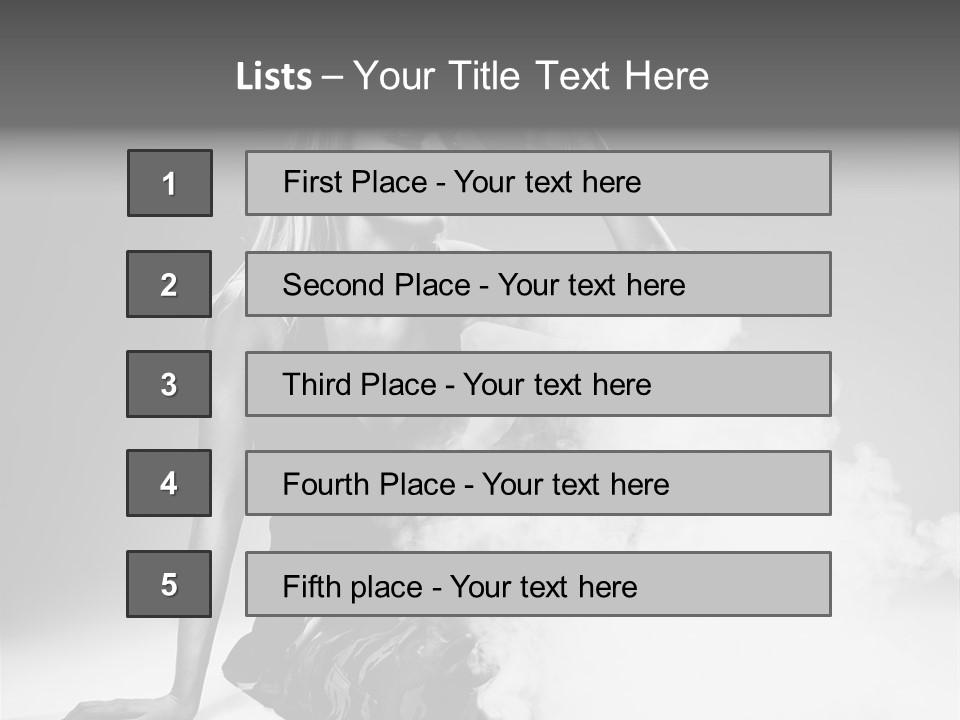 Smoke Armed Revolver PowerPoint Template