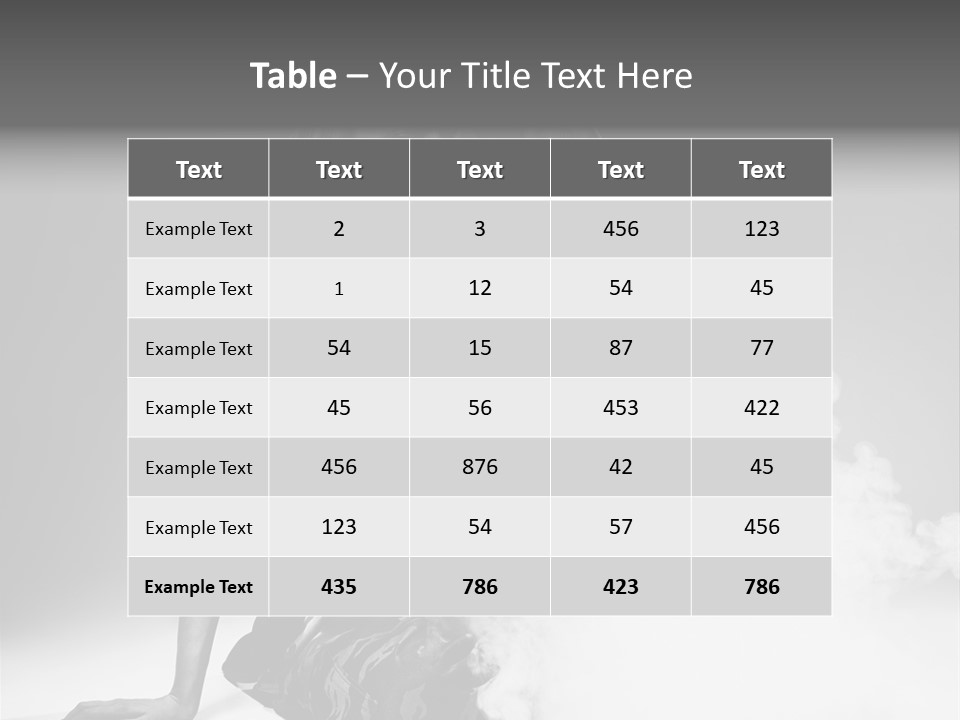 Smoke Armed Revolver PowerPoint Template