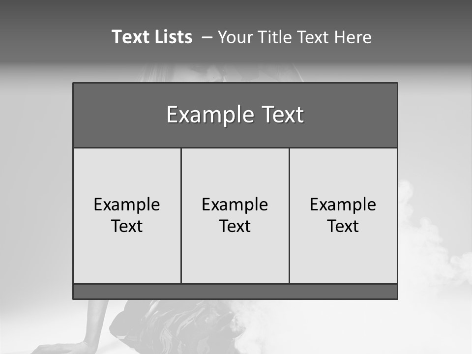 Smoke Armed Revolver PowerPoint Template