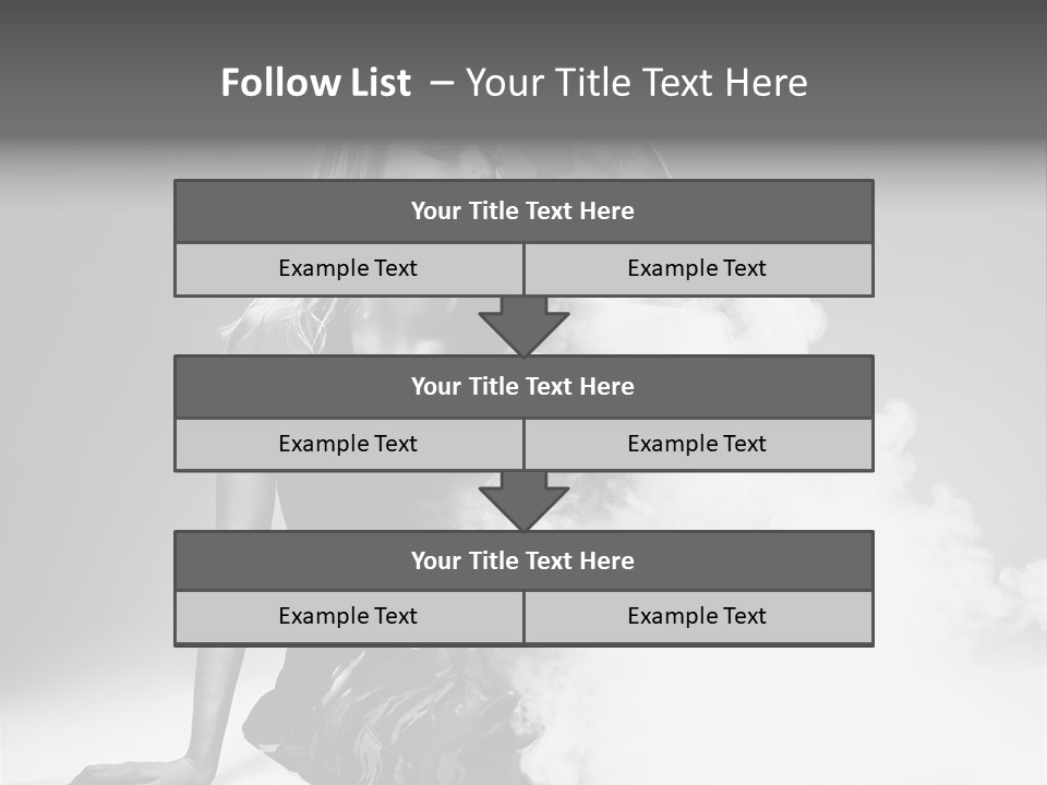 Smoke Armed Revolver PowerPoint Template
