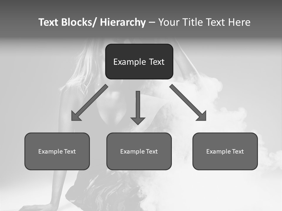 Smoke Armed Revolver PowerPoint Template