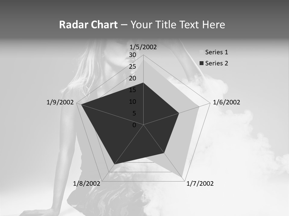 Smoke Armed Revolver PowerPoint Template