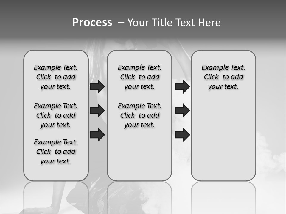 Smoke Armed Revolver PowerPoint Template
