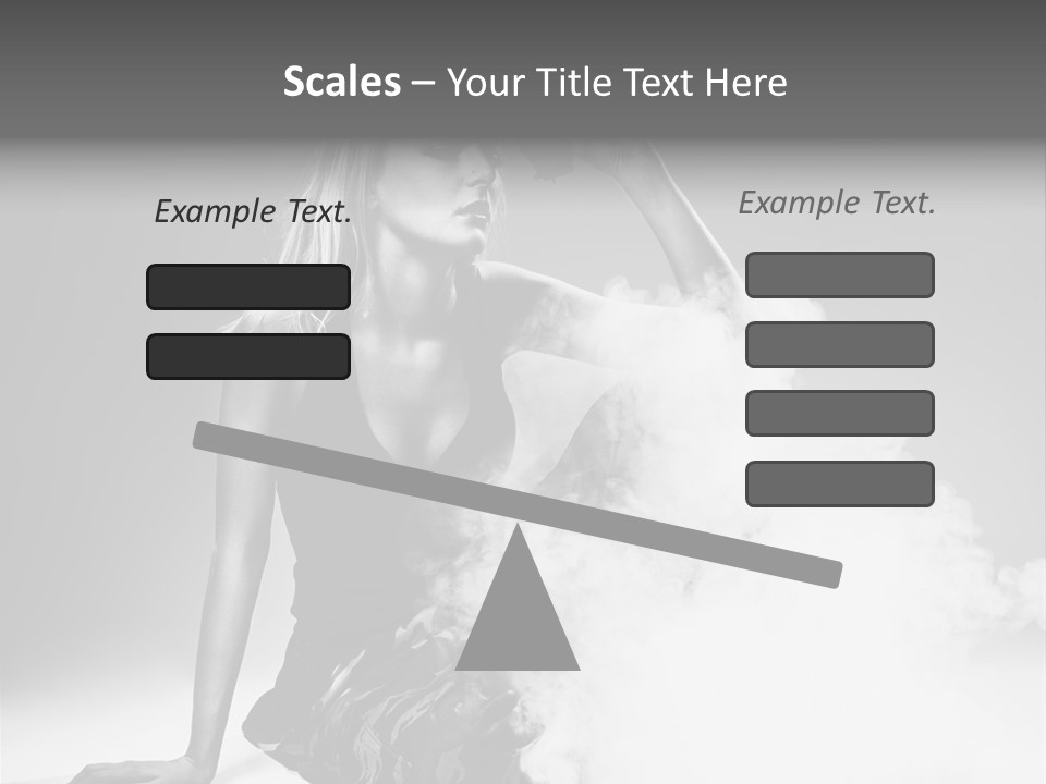 Smoke Armed Revolver PowerPoint Template