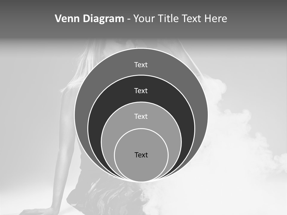 Smoke Armed Revolver PowerPoint Template