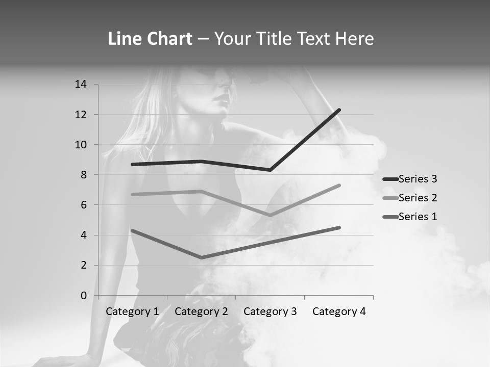 Smoke Armed Revolver PowerPoint Template