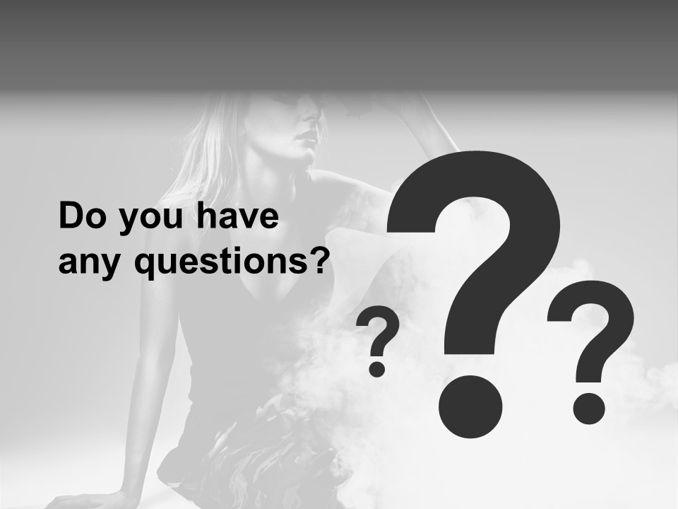 Smoke Armed Revolver PowerPoint Template