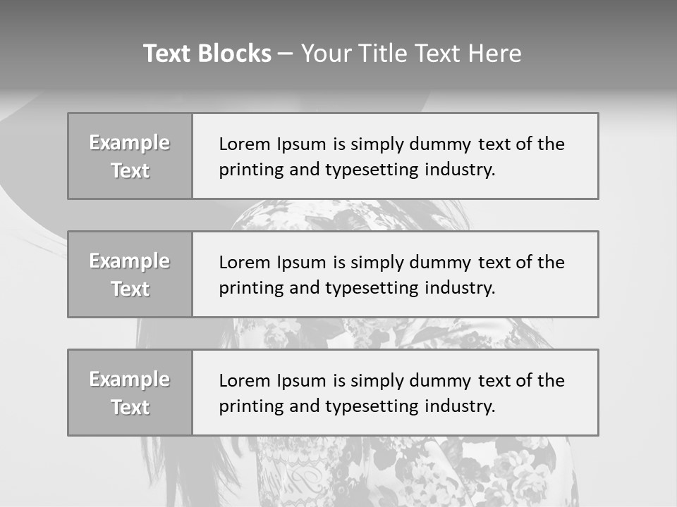 Eye Model Fashionable PowerPoint Template