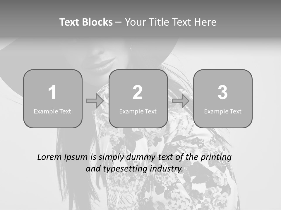 Eye Model Fashionable PowerPoint Template