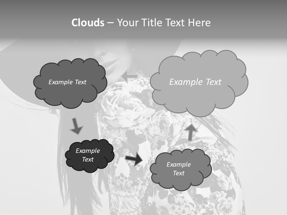 Eye Model Fashionable PowerPoint Template