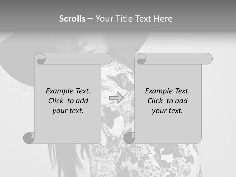 Eye Model Fashionable PowerPoint Template