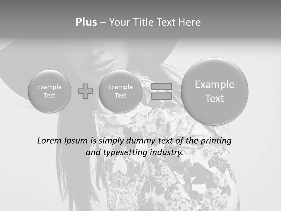 Eye Model Fashionable PowerPoint Template