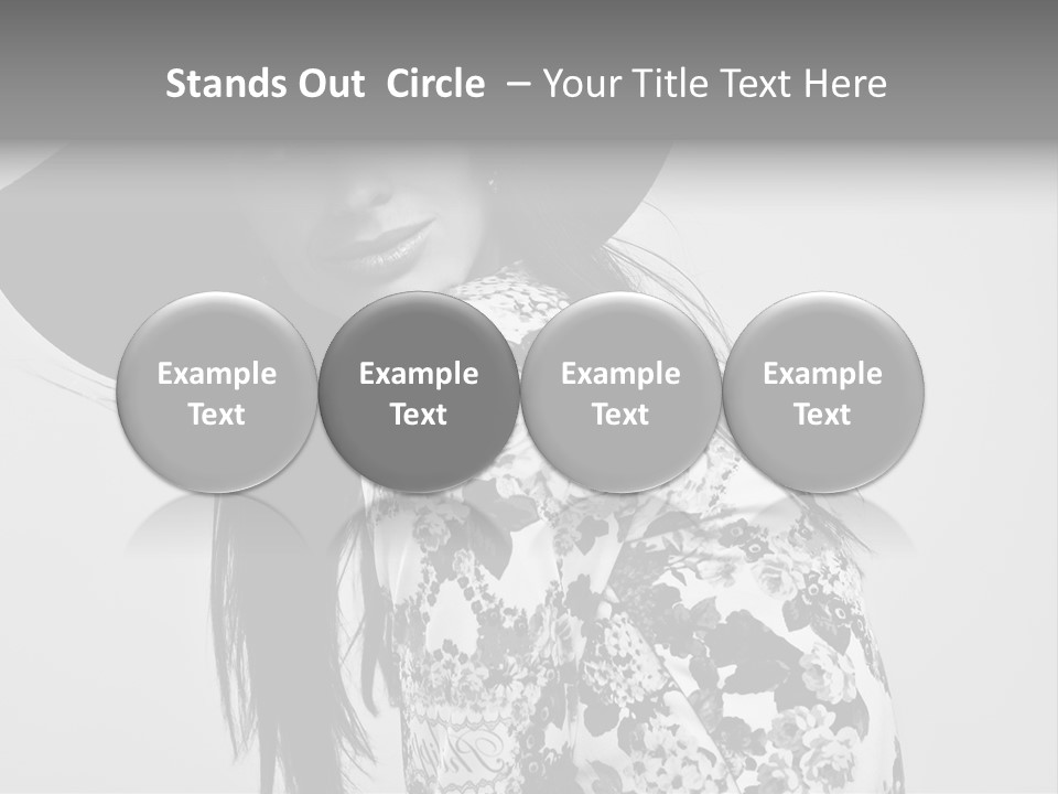 Eye Model Fashionable PowerPoint Template