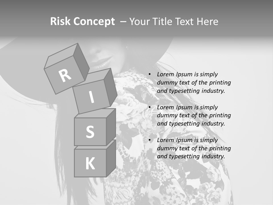 Eye Model Fashionable PowerPoint Template