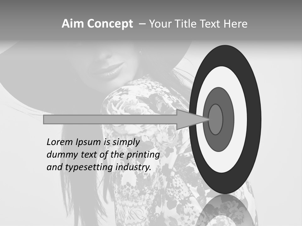 Eye Model Fashionable PowerPoint Template