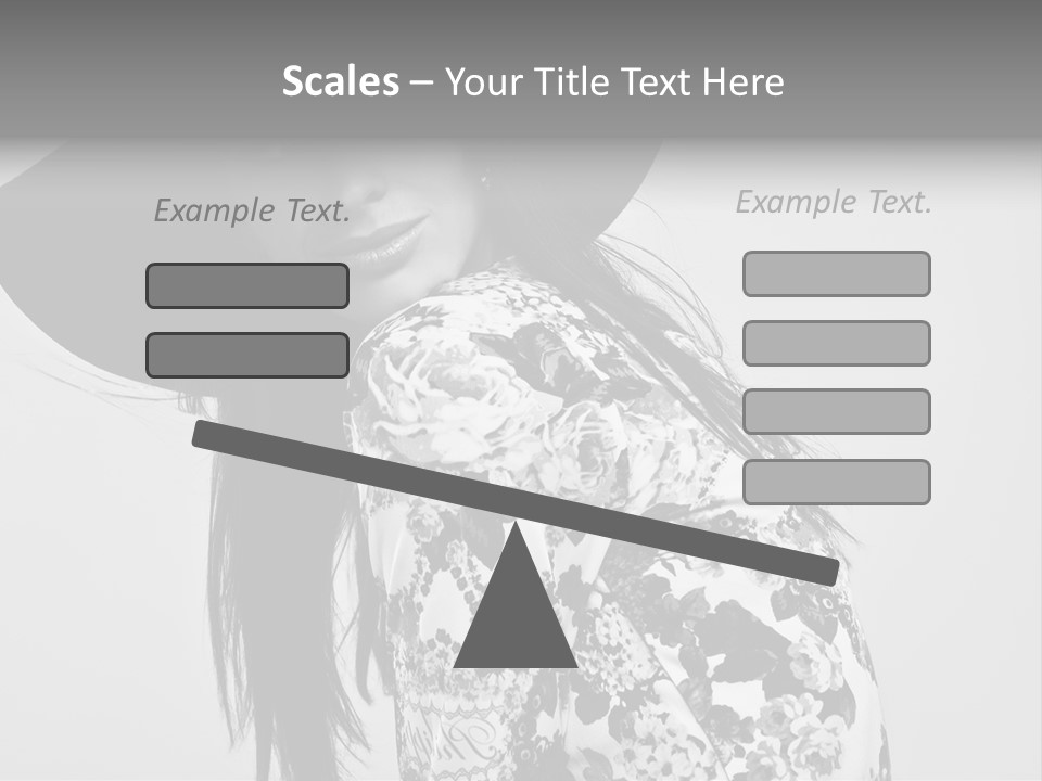 Eye Model Fashionable PowerPoint Template