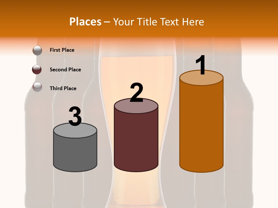 Beer Glass Foam Cold PowerPoint Template