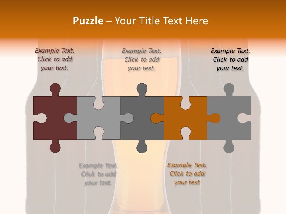 Beer Glass Foam Cold PowerPoint Template