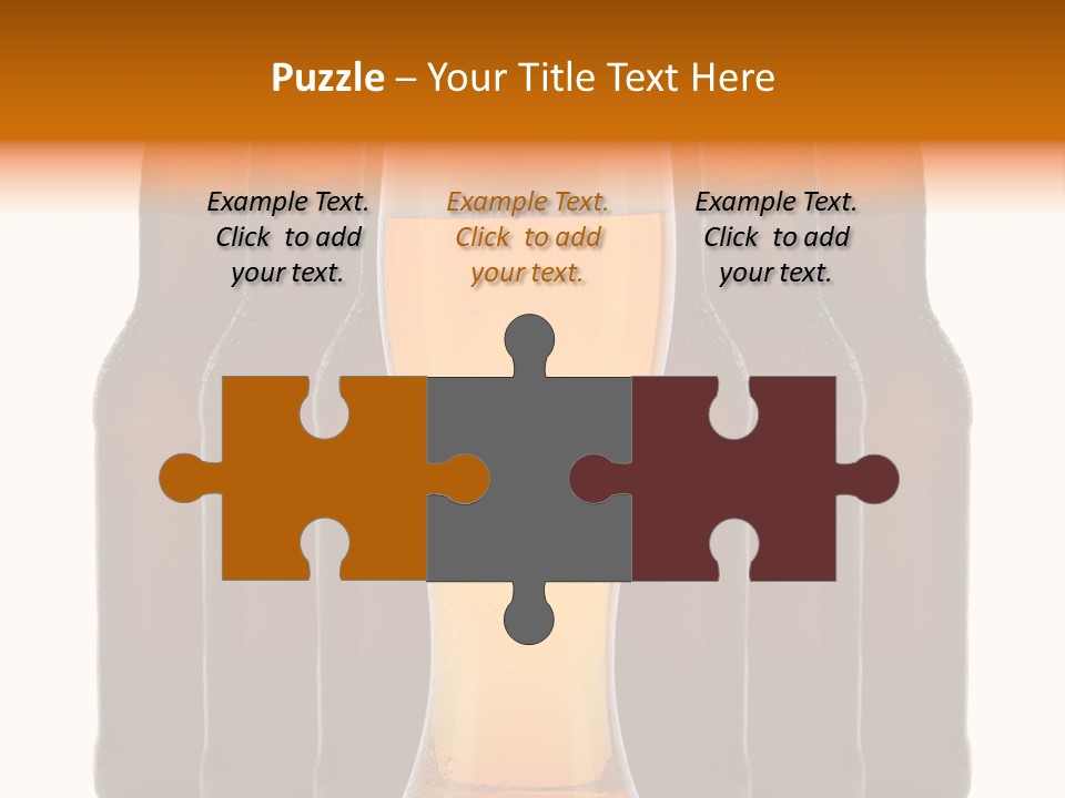 Beer Glass Foam Cold PowerPoint Template