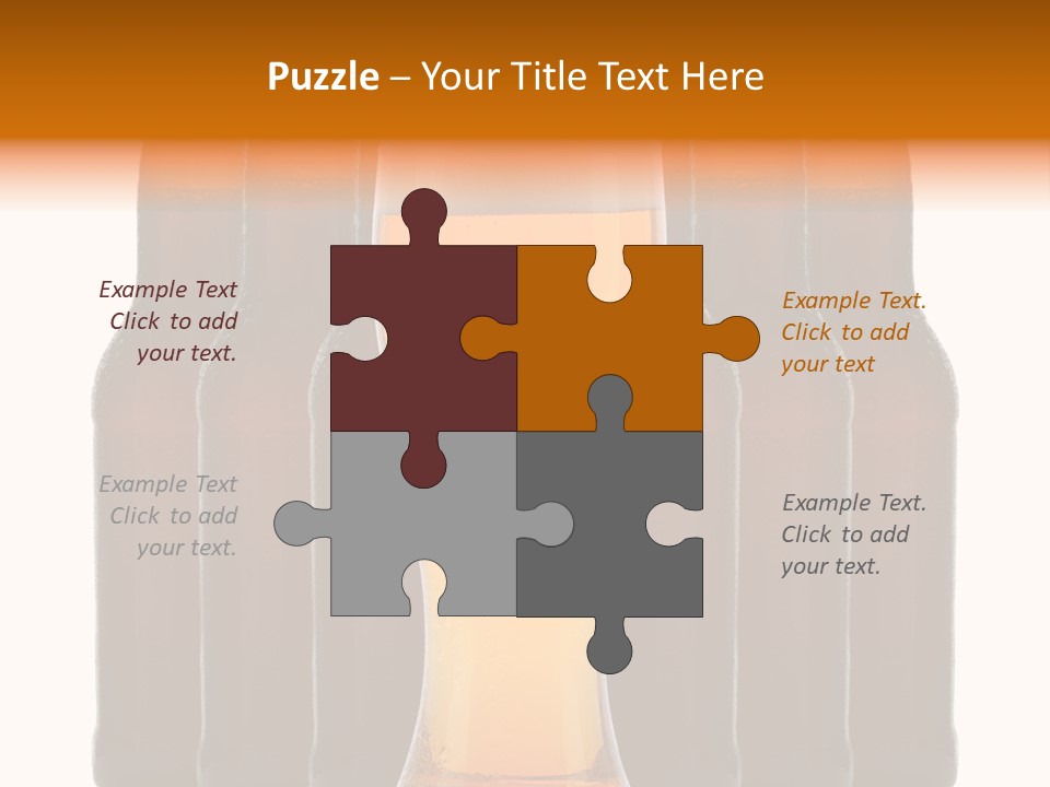 Beer Glass Foam Cold PowerPoint Template