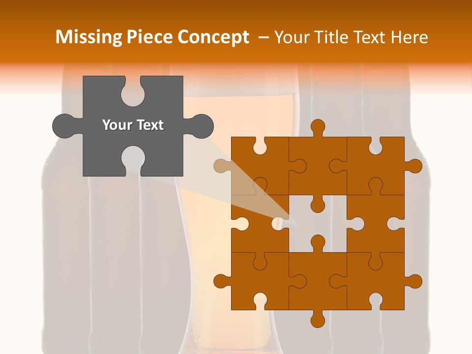 Beer Glass Foam Cold PowerPoint Template