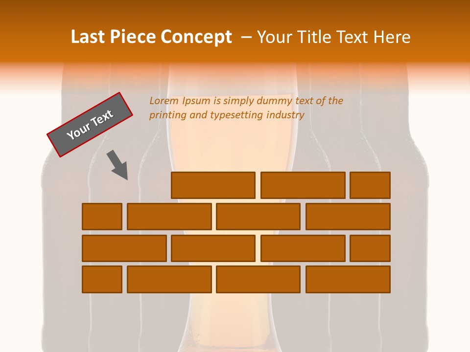 Beer Glass Foam Cold PowerPoint Template