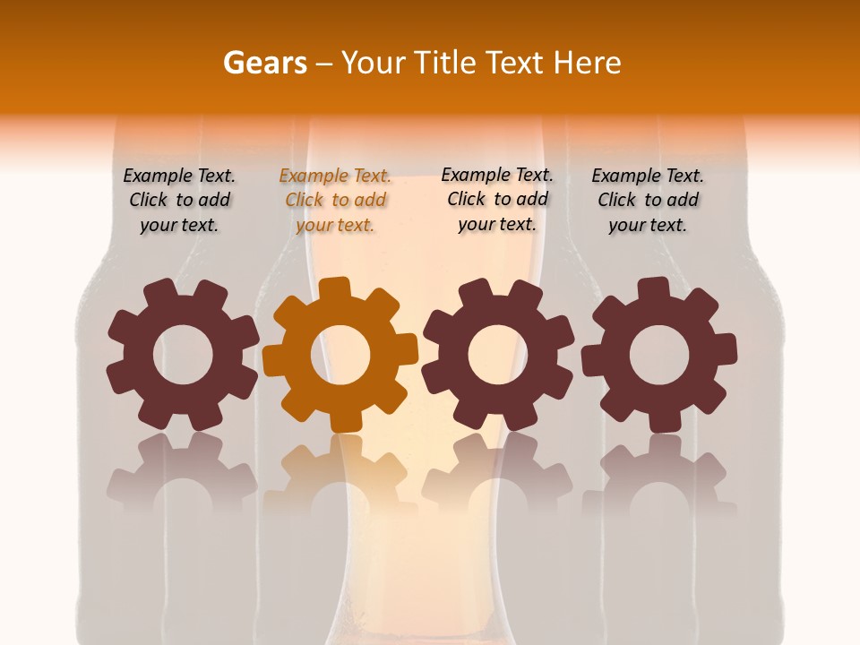 Beer Glass Foam Cold PowerPoint Template