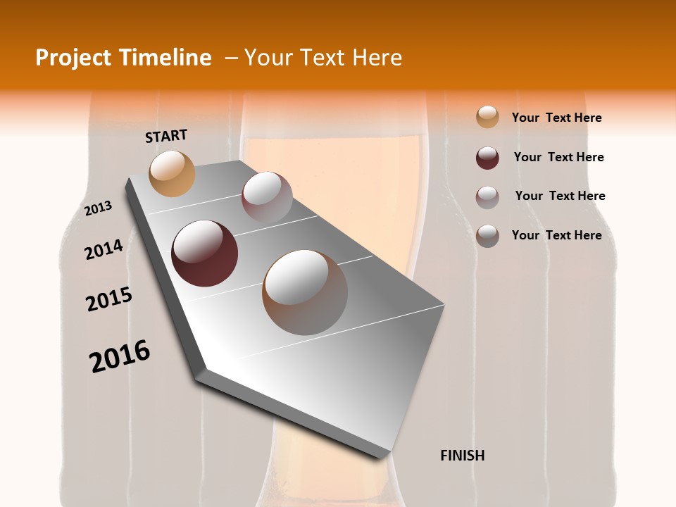 Beer Glass Foam Cold PowerPoint Template