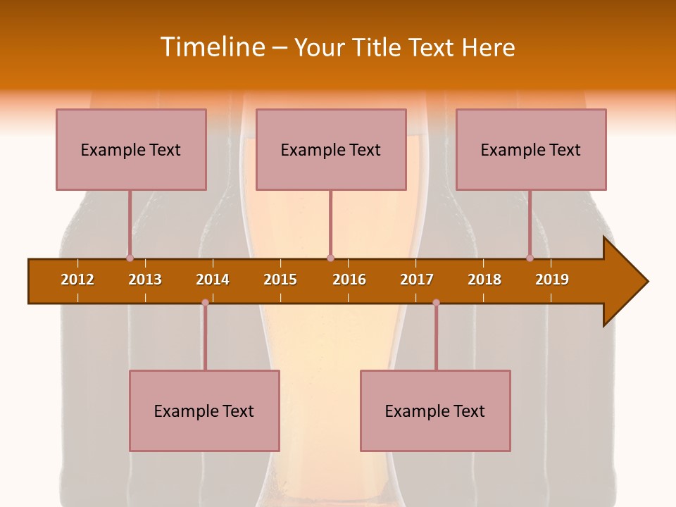 Beer Glass Foam Cold PowerPoint Template