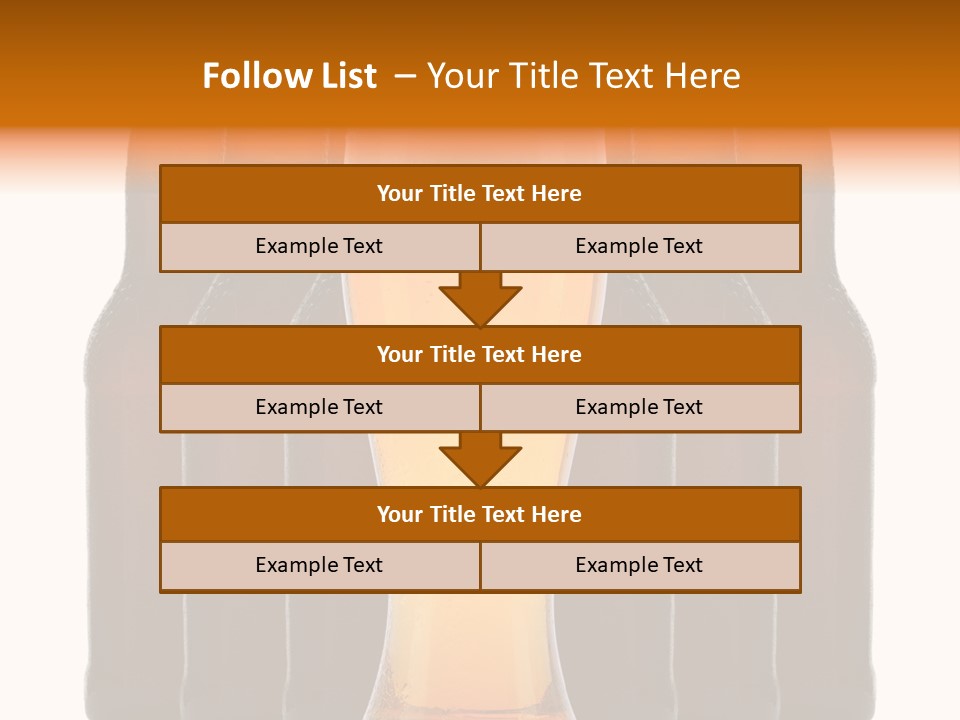 Beer Glass Foam Cold PowerPoint Template