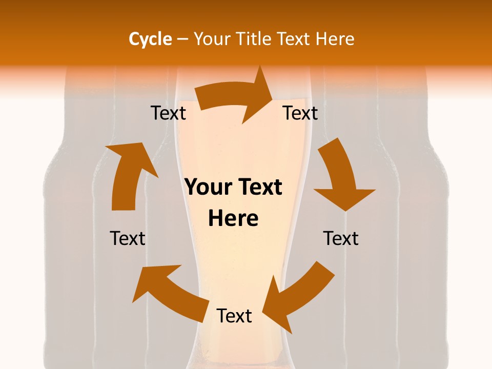 Beer Glass Foam Cold PowerPoint Template