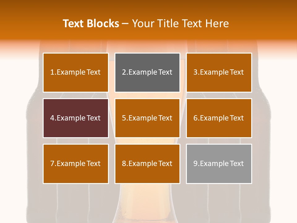 Beer Glass Foam Cold PowerPoint Template