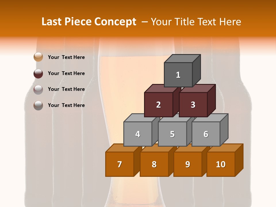 Beer Glass Foam Cold PowerPoint Template