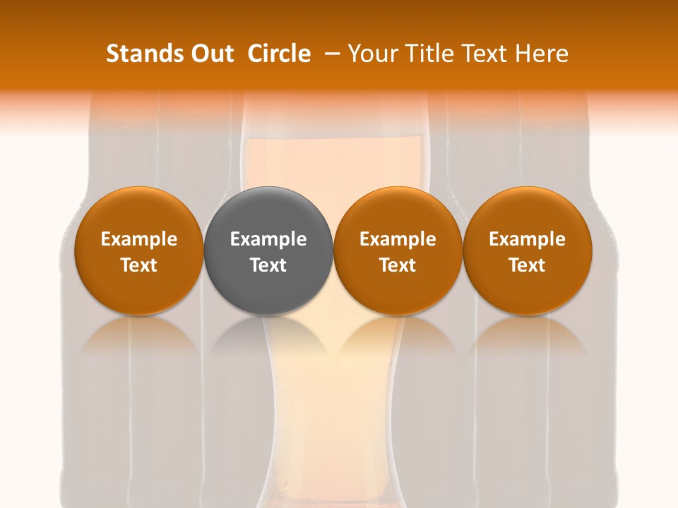 Beer Glass Foam Cold PowerPoint Template