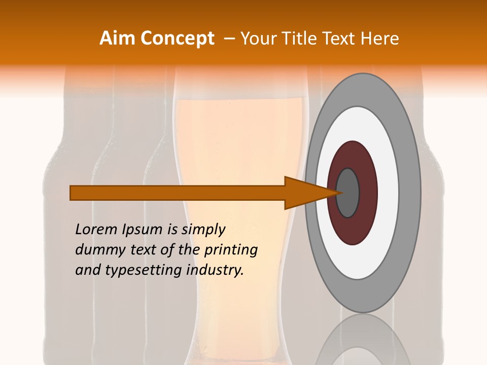 Beer Glass Foam Cold PowerPoint Template