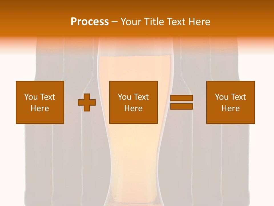 Beer Glass Foam Cold PowerPoint Template