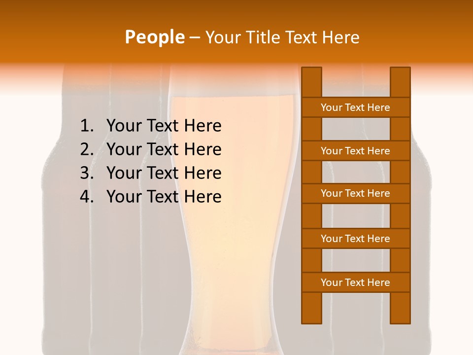 Beer Glass Foam Cold PowerPoint Template