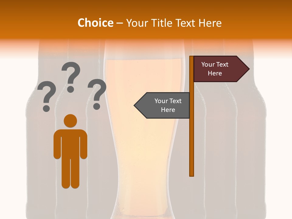 Beer Glass Foam Cold PowerPoint Template