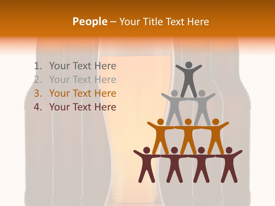 Beer Glass Foam Cold PowerPoint Template