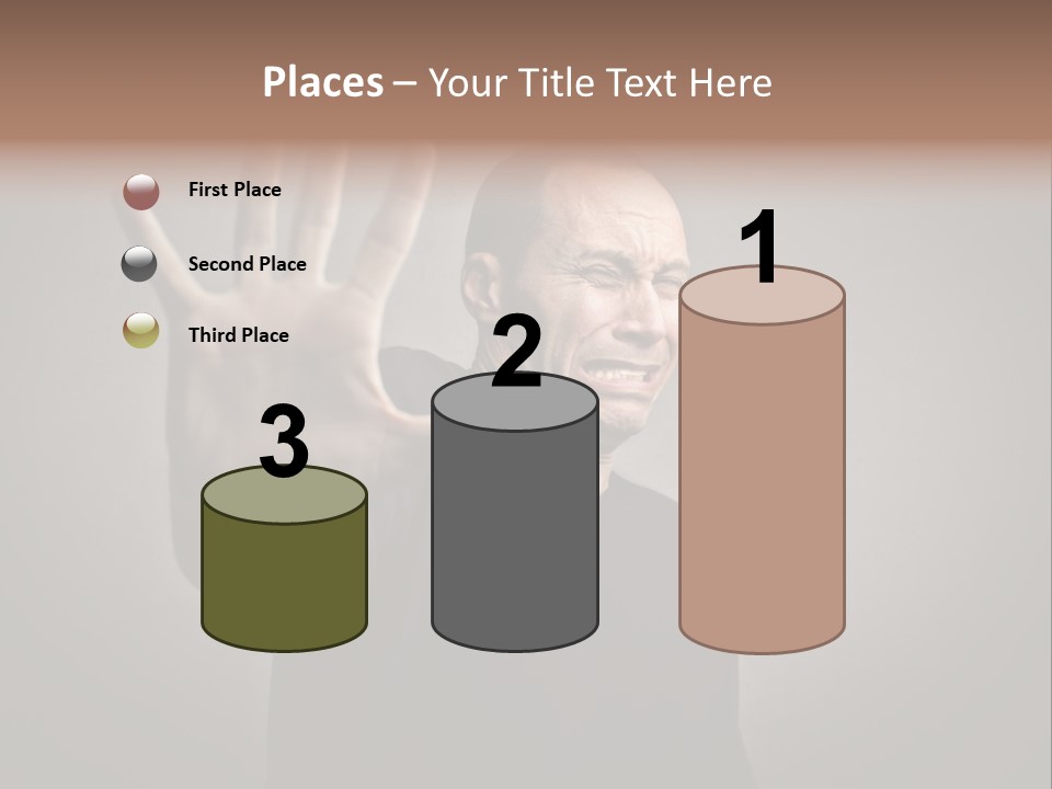 Negative Alt Caucasian PowerPoint Template