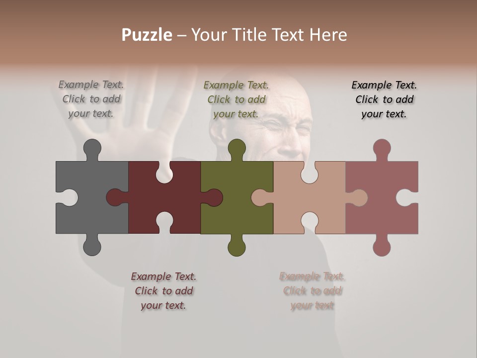 Negative Alt Caucasian PowerPoint Template