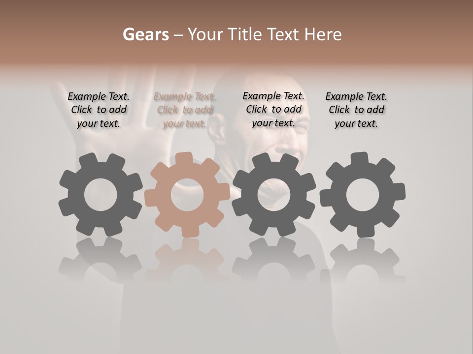 Negative Alt Caucasian PowerPoint Template