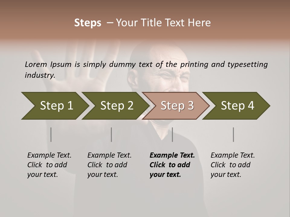 Negative Alt Caucasian PowerPoint Template
